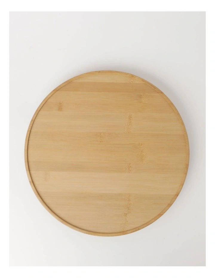 Bamboo 15in/40cm Lazy Susan in Natural image 2