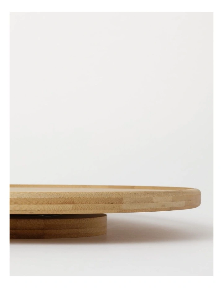 Bamboo 15in/40cm Lazy Susan in Natural image 3