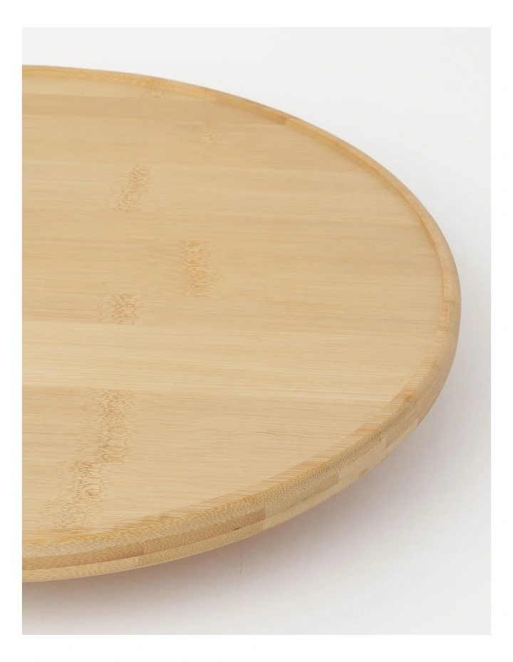 Bamboo 15in/40cm Lazy Susan in Natural image 4