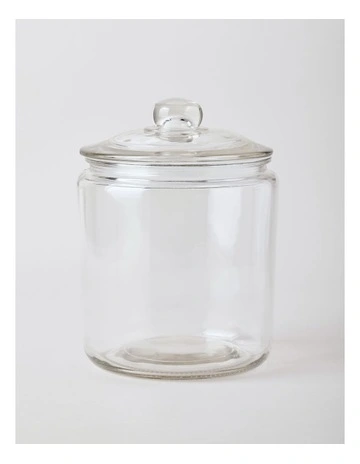 Glass 4L Storage Canister in Clear