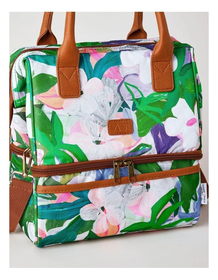 Jungle Funk Double Layer Lunch Bag in Green image 2