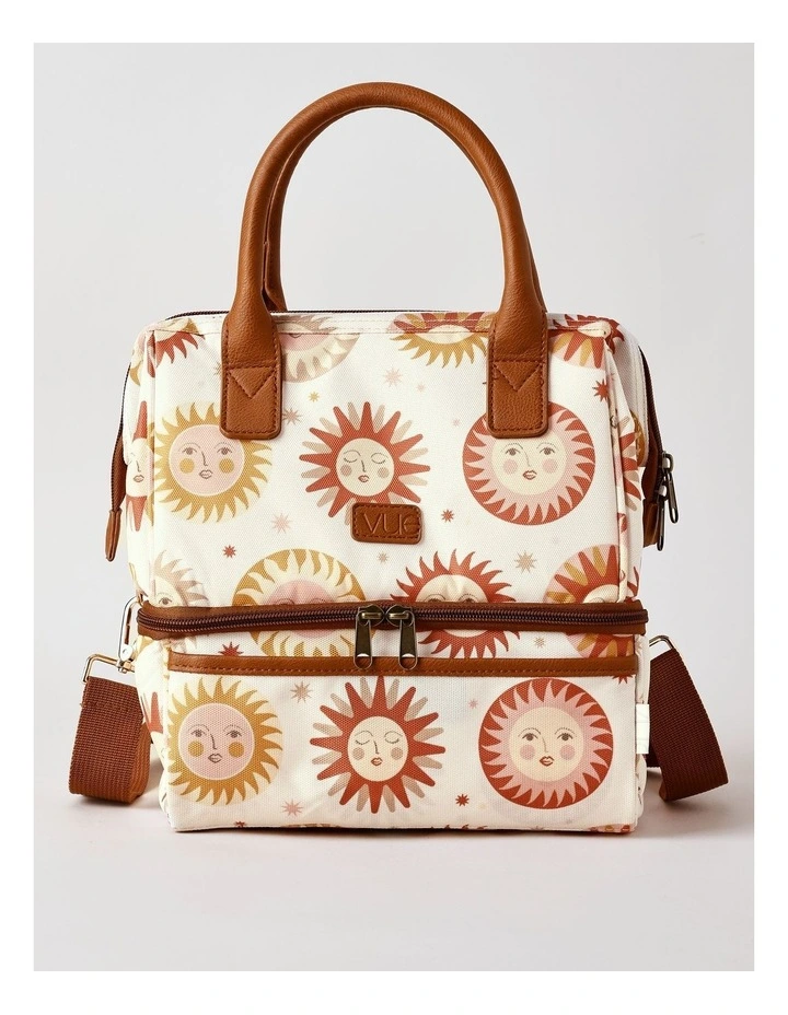 Double Layer Lunch Bag Celestial in Orange image 1
