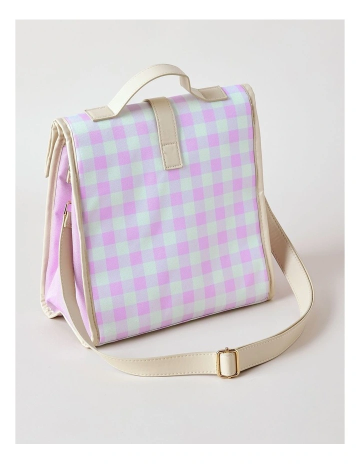 Flap Lunch Bag in Lilac image 3