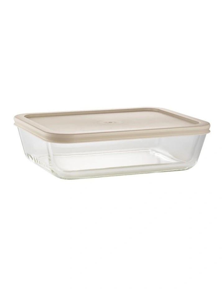 Rectangular Glass Food Storage Set of 3 image 2