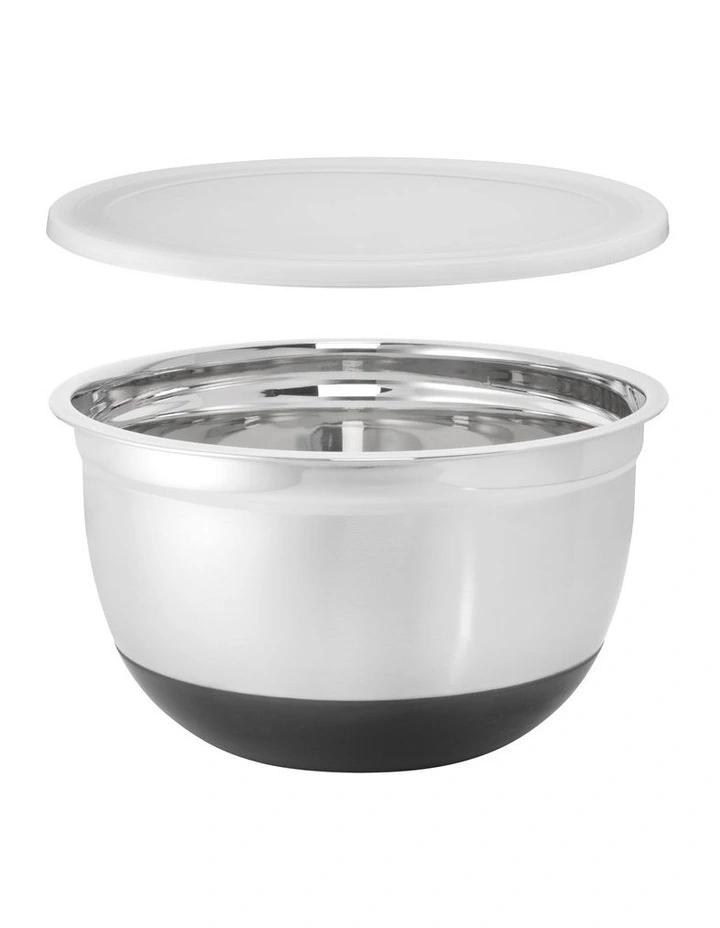 Non-Slip Stainless Steel Bowls with Lids - Set of 3 image 7