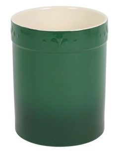 Fleur De Lis Utensil Holder Green
