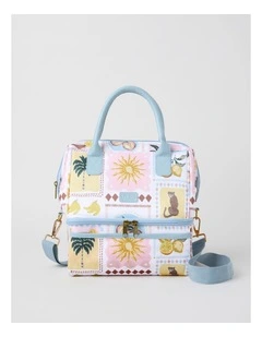Double Layer Lunch Bag in Tropical