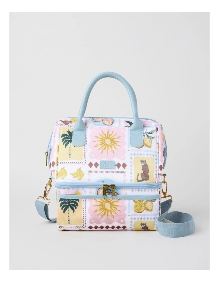 Double Layer Lunch Bag in Tropical image 1