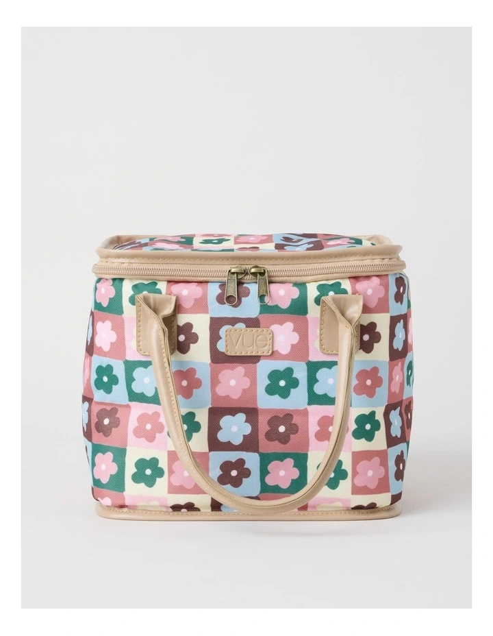 Square Lunch Bag in Floral Print image 1