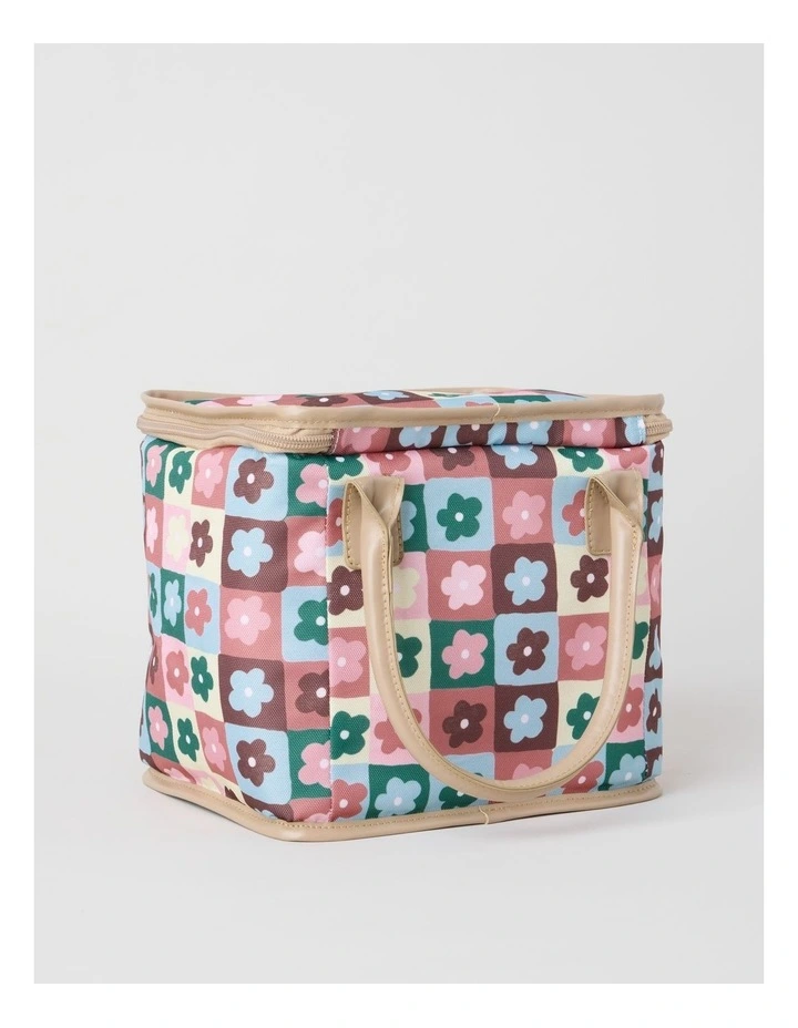 Square Lunch Bag in Floral Print image 2