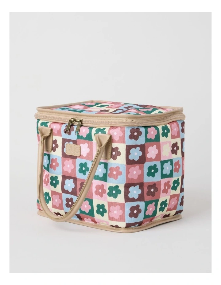 Square Lunch Bag in Floral Print image 4