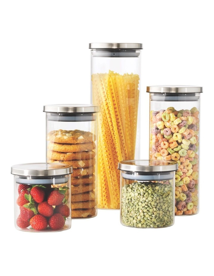 Glass Canister With Wood Lid | Shop Online | MYER