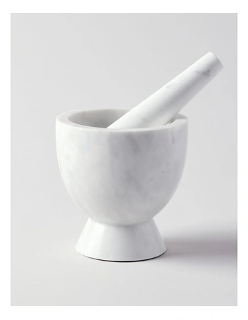 Marble Mortar and Pestle