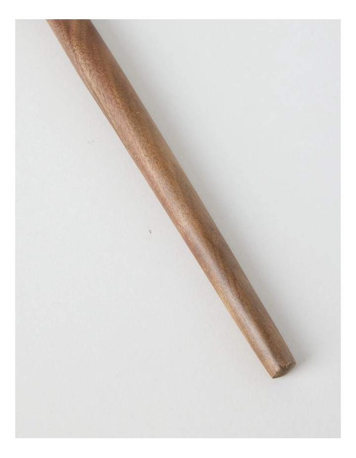 Walnut Slotted Spoon image 3