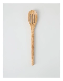 Olive Wood Slotted Spoon