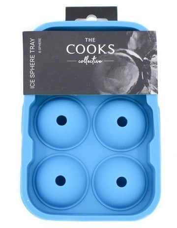 Jumbo 6 Sphere Ice Tray in Blue