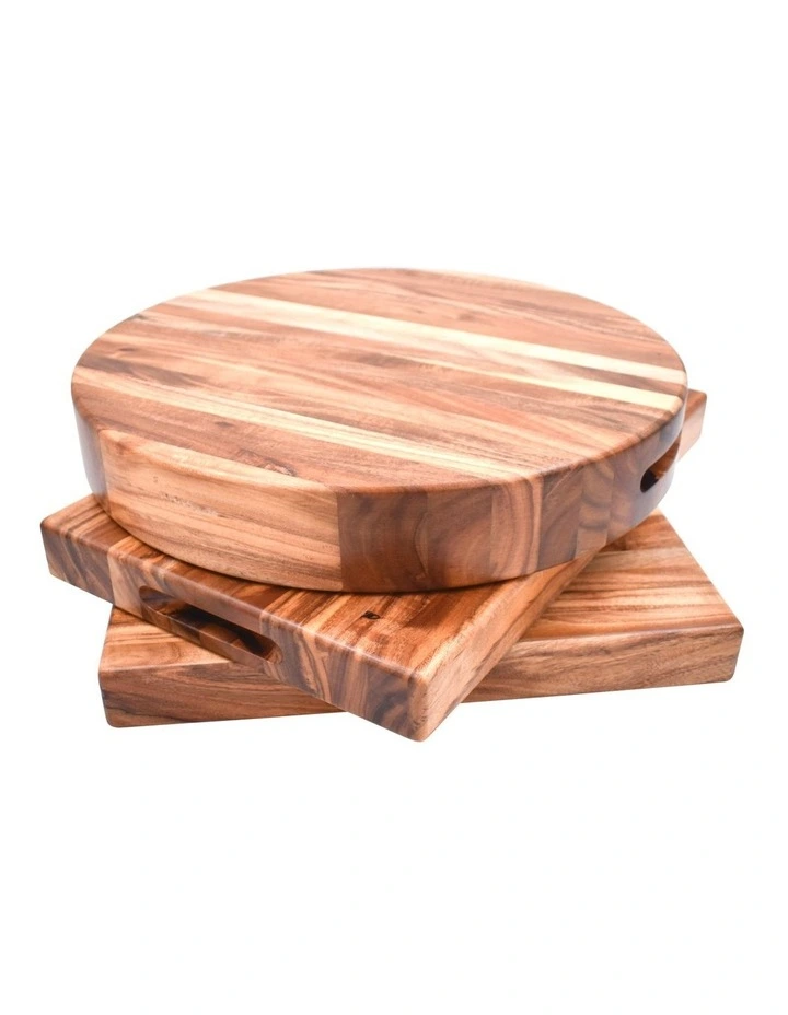 Square Chopping Board Acacia 35x35x4cm in Brown image 5