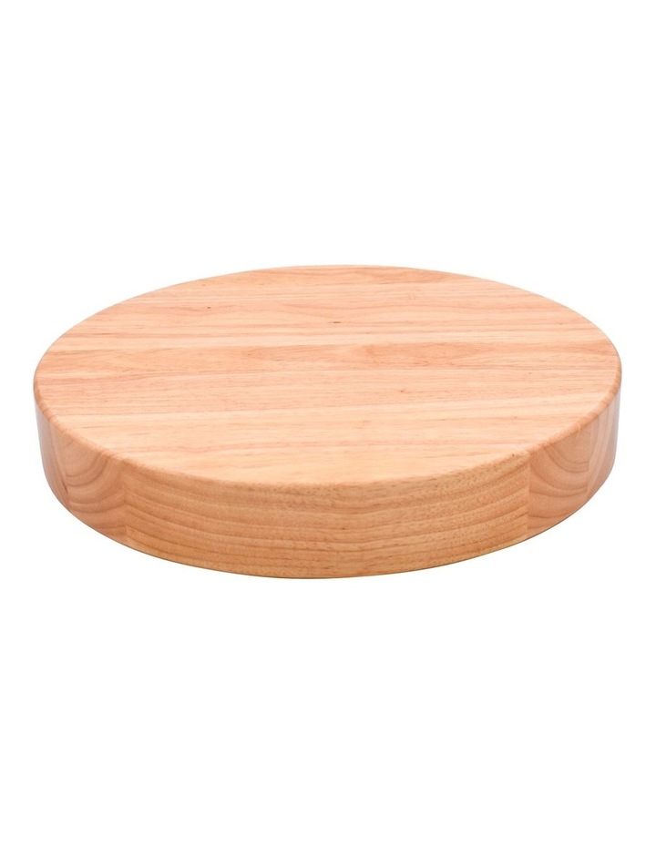 Rectangle Cutting Board Rubberwood 40x26x4cm in Natural Brown