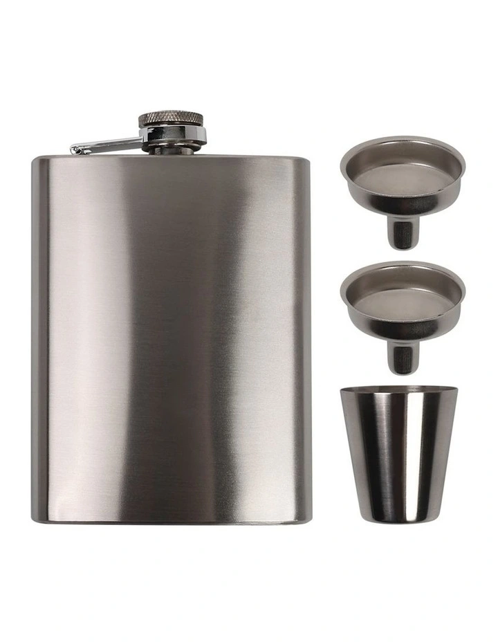 Hip Flask Book Gift Set image 1