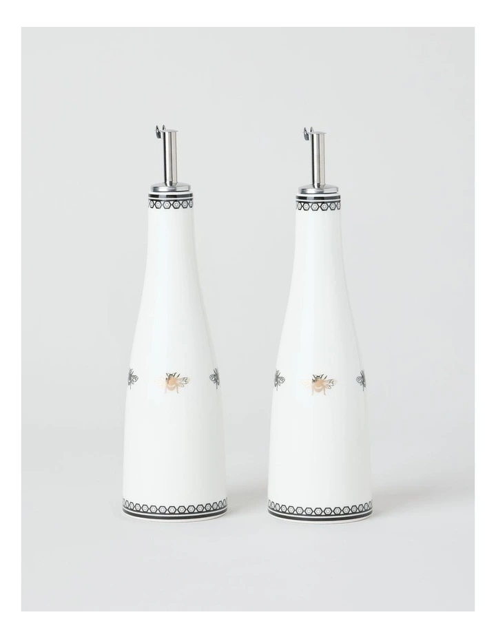 Bee Olive Oil & Vinegar Bottle Set image 1