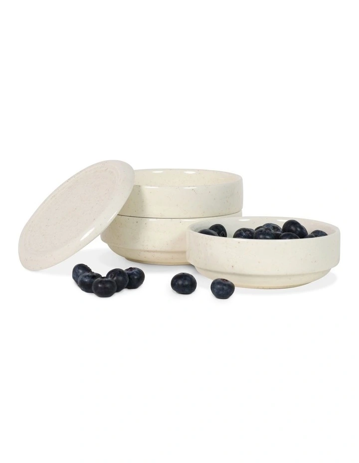 Stacking Bowl Set of 3 with Lid image 4