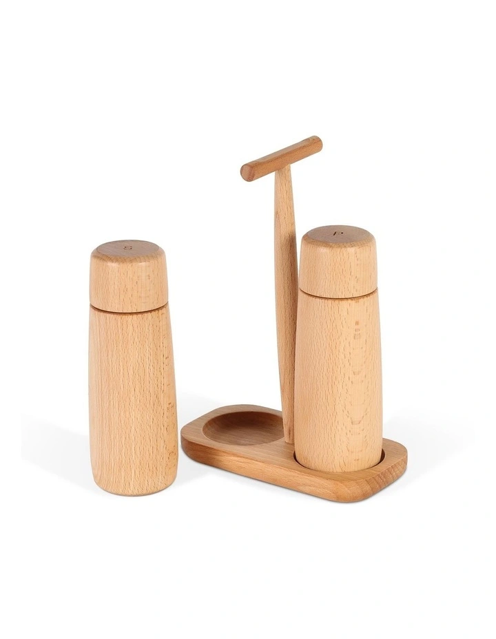 Salt & Pepper Set with Caddy image 3