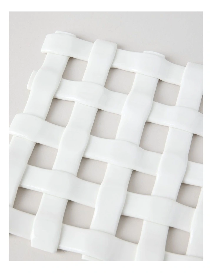 Woven Ceramic Utensil Holder Large image 2