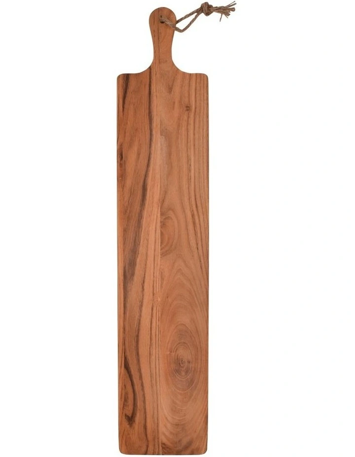 Teak Kitchen Plank 75x15cm in Natural Wood image 1