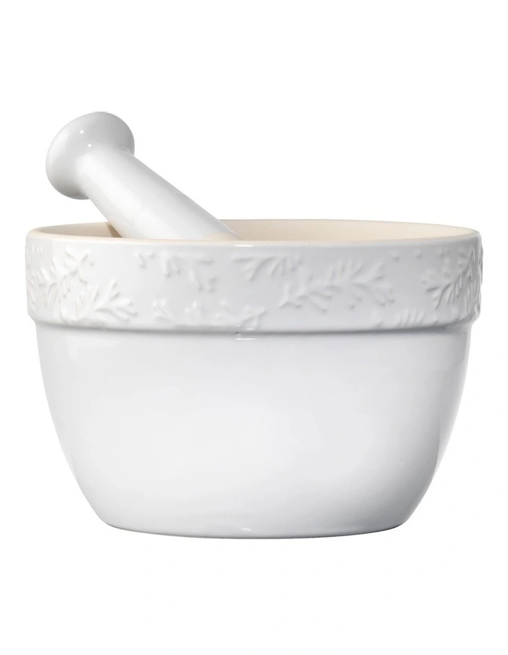 Mortar & Pestle in White image 1