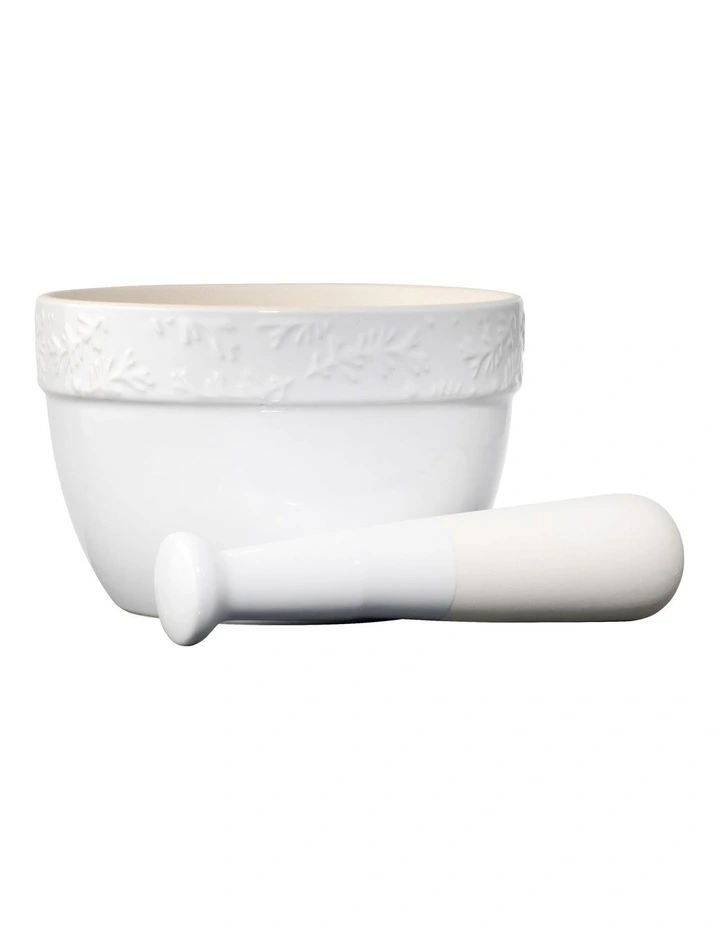 Mortar & Pestle in White image 2