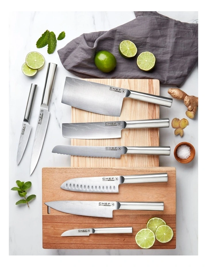 Kusunoki 20cm Chefs Knife Silver image 3