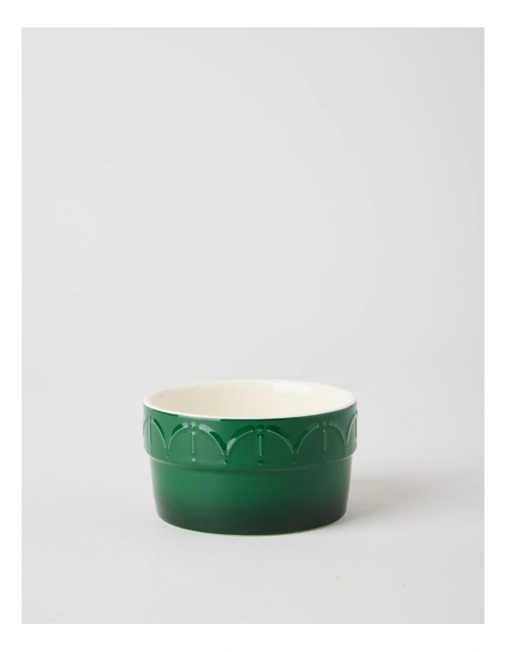 Fleur de Lis Ramekins Set of 4 Green image 3