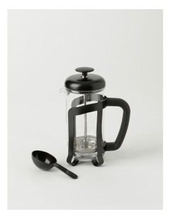 The Cooks Collective Coffee Press with Scoop 350ml in Black