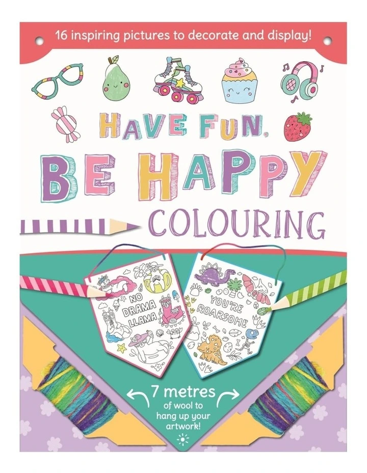 Pennant Colouring: Have Fun, Be Happy! image 1