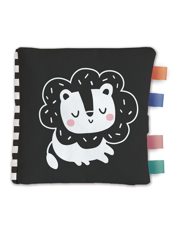 BABY'S SOFT BOOK - BLACK & WHITE: LITTLE LION by YOYO BOOKS image 1