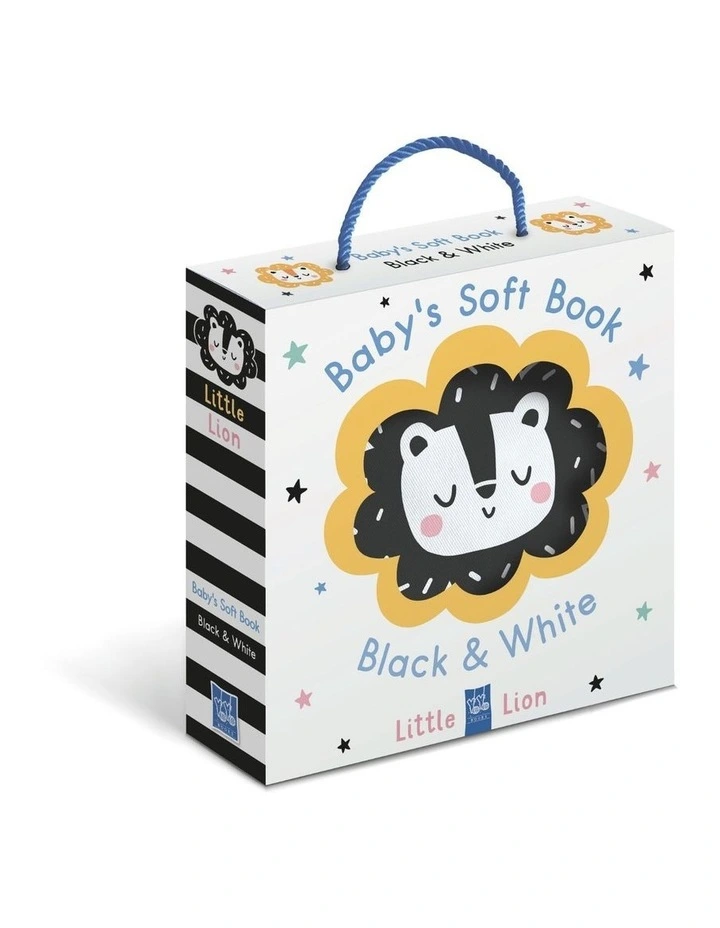 BABY'S SOFT BOOK - BLACK & WHITE: LITTLE LION by YOYO BOOKS image 2