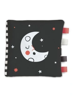 BABY'S SOFT BOOK - BLACK, WHITE & RED: LITTLE MOON by YOYO Books