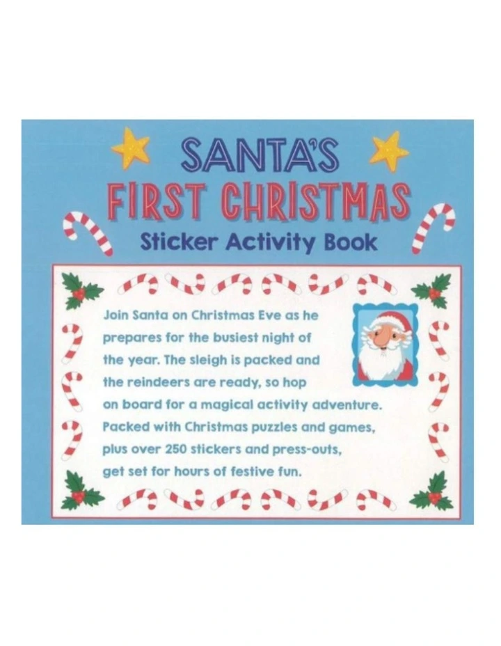 Santa's First Christmas Sticker Activity Book by Igloo image 2