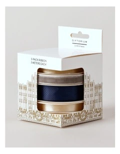 Luxe Christmas Mixed Ribbon 5 Pack in Multicolour