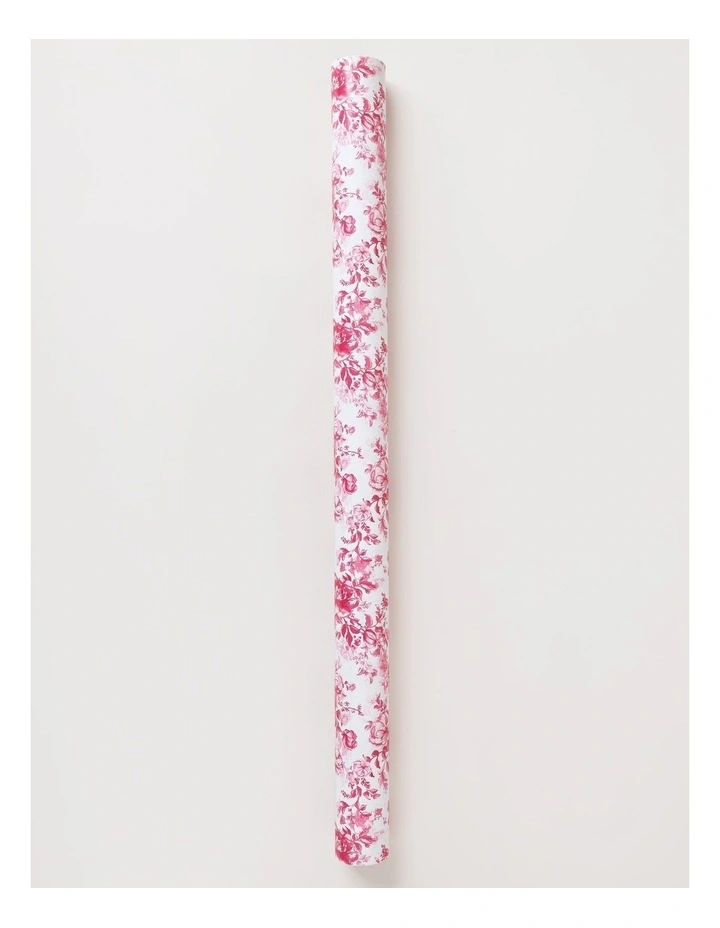 Luxe Christmas Toile Wrap 5m in Pink image 1