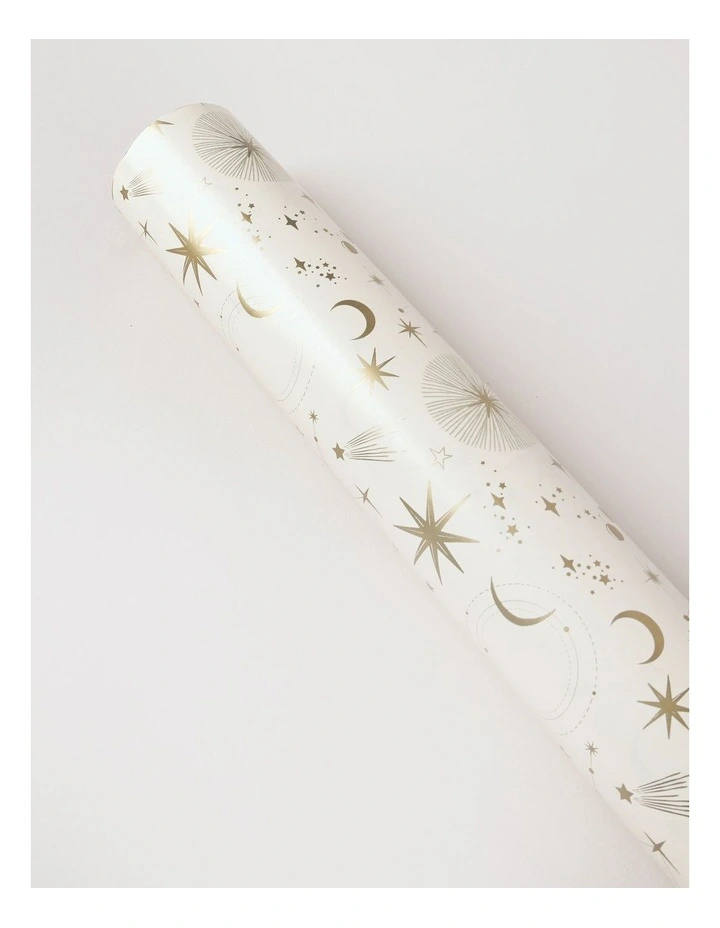Luxe Christmas Celestial Wrap 5m in Beige image 2