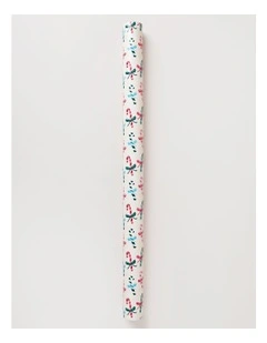 Candyland Christmas Candycane Wrap 5m in Cream