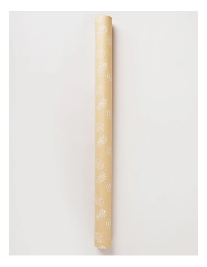 Eucalyptus Christmas Sea Shell Wrap 5m in Brown image 1