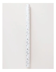 Eucalyptus Christmas Mini Stars Wrap 5m in White