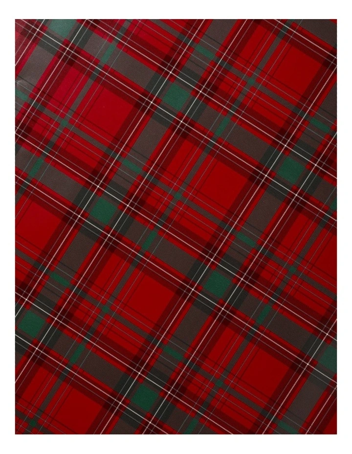 Heirloom Christmas Tartan Wrap in Red: 8m image 2