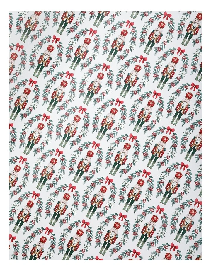 Heirloom Christmas Nutcracker Wrap in Red and Green: 8m image 3