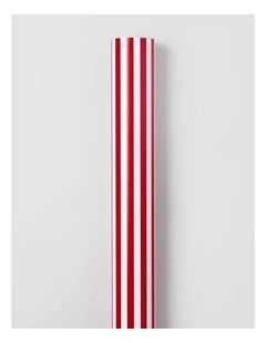 Heirloom Christmas Stripe Wrap in Red and White: 8m