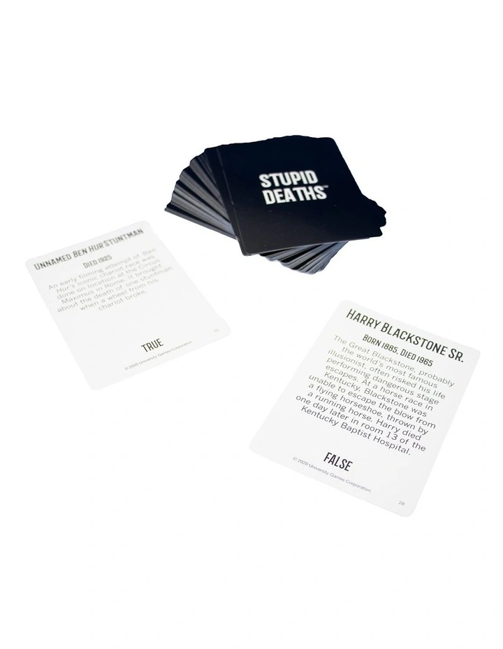 University Games Stupid Deaths Tin image 3