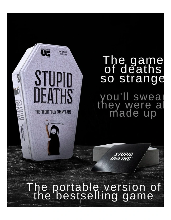 University Games Stupid Deaths Tin image 4