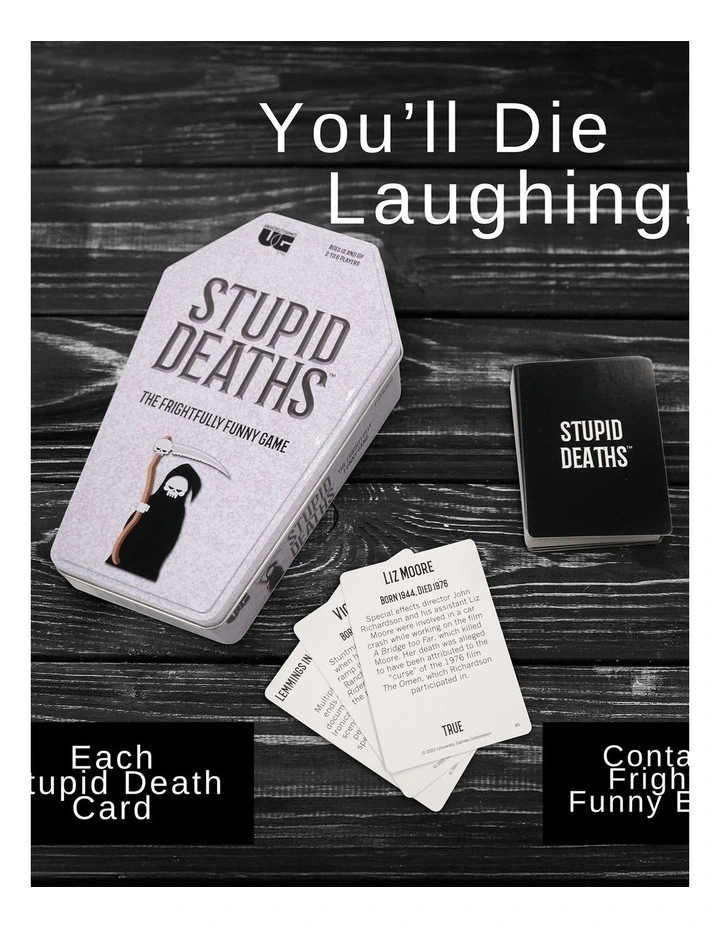 University Games Stupid Deaths Tin image 5